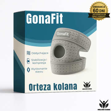 Stabilizator kolana GonaFit – natychmiastowa ulga w bólu i pełne wsparcie ruchu