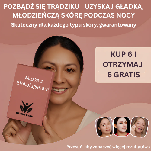 SkinGlo™ – Maska z bio-kolagenem