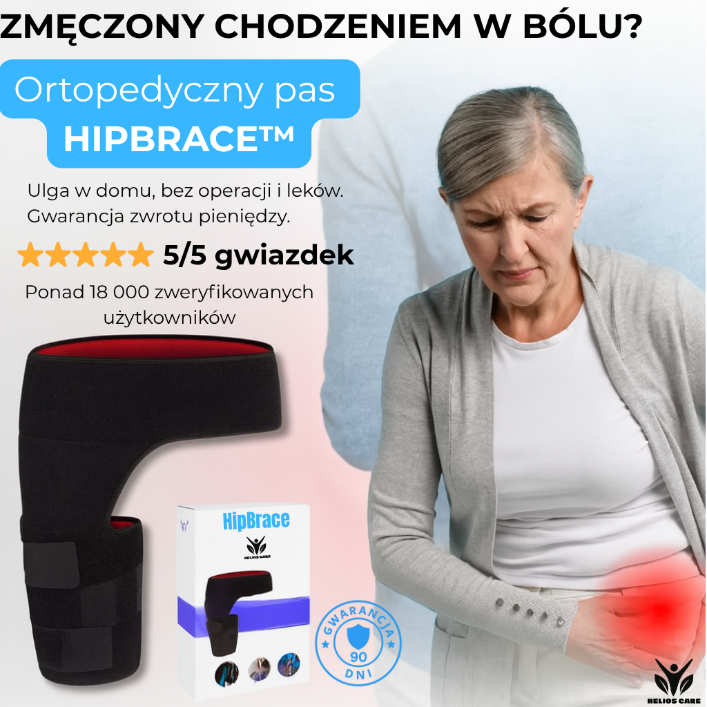 HipBrace™ - Pas Wspierający Biodra